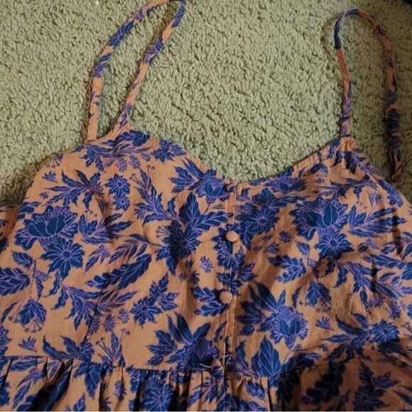 UNIVERSAL Thread Sleeveless A-Line Tie back dress Pink Purple Floral Size Xxl - Picture 8 of 8